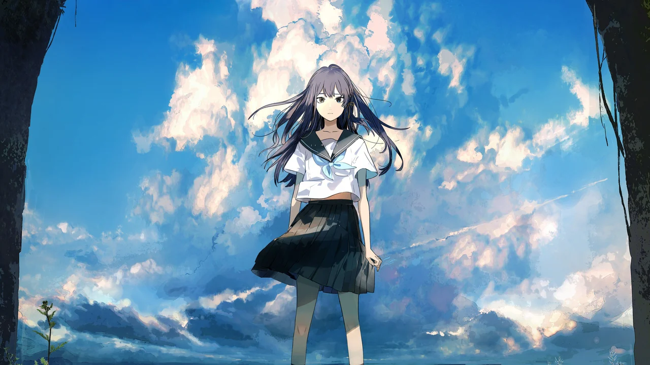 Аниме Тоннель в лето, выход прощаний (2022)